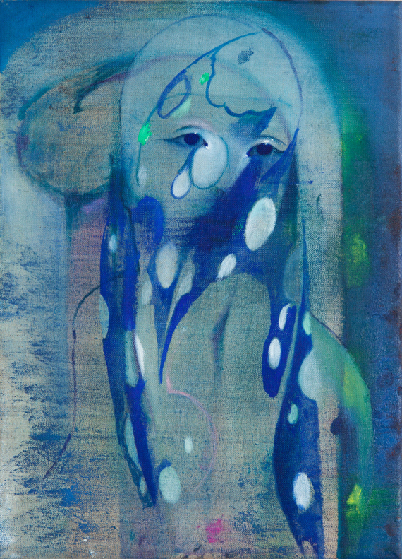 The Act, 2013. Oil, pigment on linen, 36 x 26 cm, 14,2 x 10,2 inches