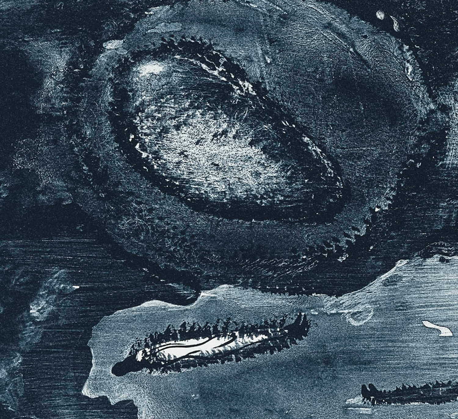 Photo 2 of Lunar Landscape (I) - Lithograph