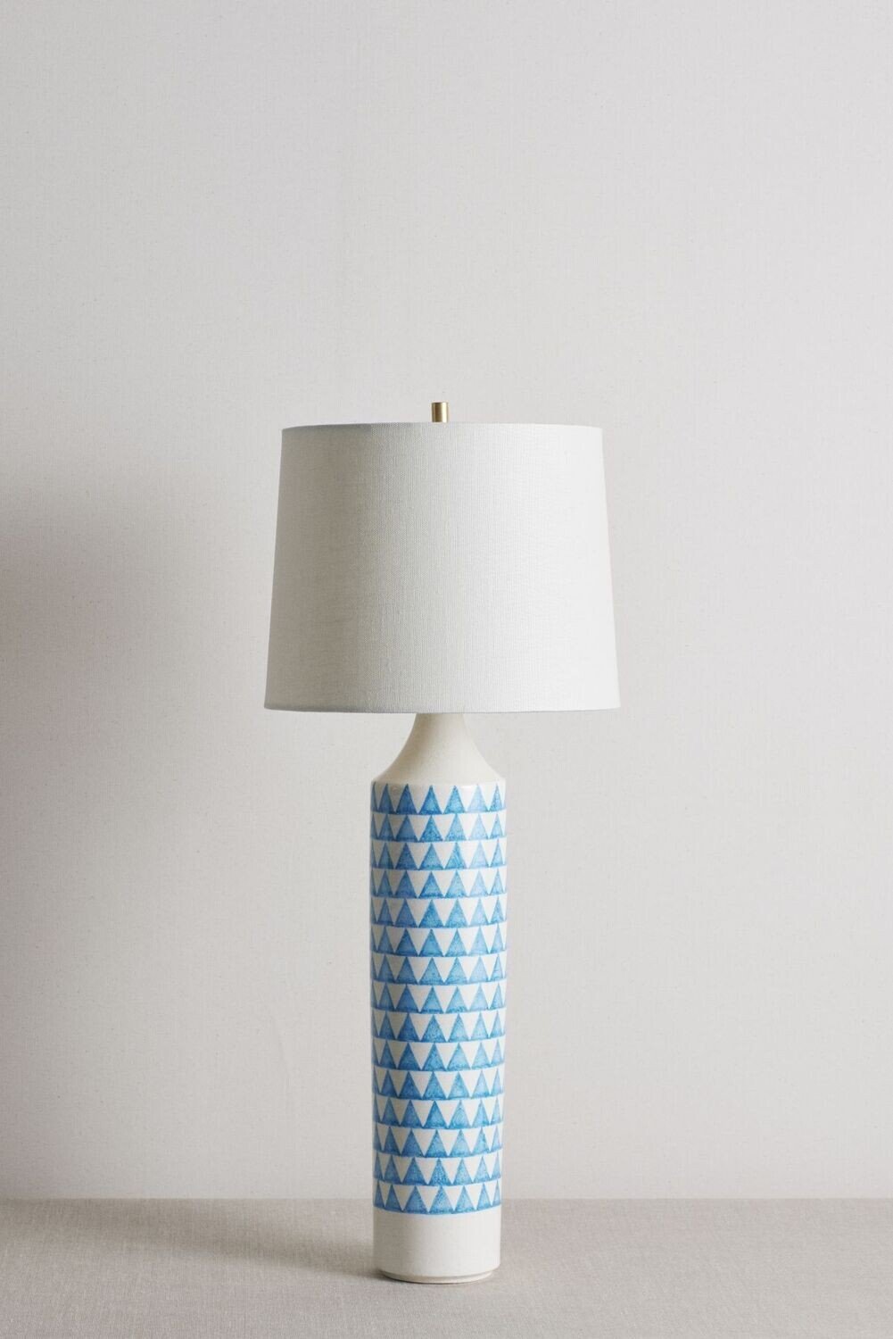 Photo 3 of Checkered Lamp (Turquoise) - CRD1656