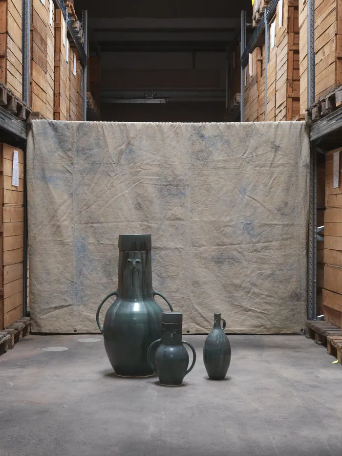 Totem Figurine (123), Totem Figurine (085), Totem Jug (074)