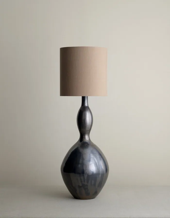 Bronze Vessel Face Lamp (L)