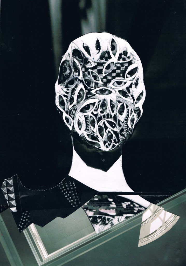 Replica, 2013. Collage, glue, carton, acrylic. 30 x 22 cm
